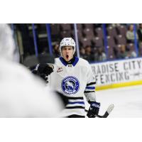 Wenatchee Wild's Caelan Joudrey on game night