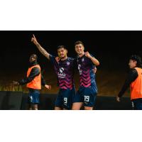 South Georgia Tormenta FC forward Sebastián Vivas (left) and Yaniv Bazini