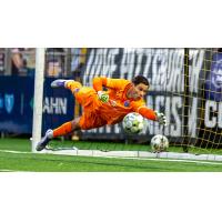 Louisville City FC goalkeeper Damian Las