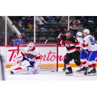 Belleville Senators right wing Jake Chiasson vs. the Laval Rocket
