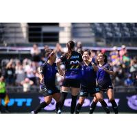 Ottawa Rapid FC celebrate a DB Pridham goal