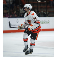 Defenseman Eric Parker with Bowling Green State University