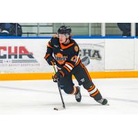 Defenseman Owen Gallatin with the Fort Wayne Komets