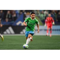 Sounders FC midfielder Cristian Roldan