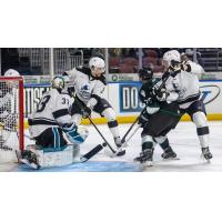 Wichita Thunder battle the Utah Grizzlies