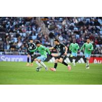Sounders FC with possess vs. Minnesota United FC