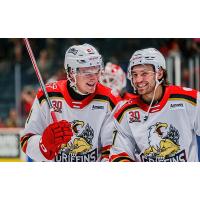 Grand Rapids Griffins share a laugh