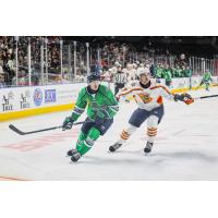 Florida Everblades forward Tarun Fizer (left)