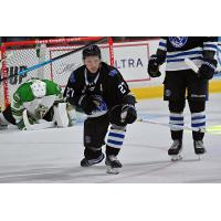 Wenatchee Wild's Luka Shcherbyna on game night