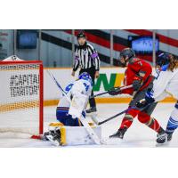 Ottawa Charge forward Élizabeth Giguère shoots against the Toronto Sceptres