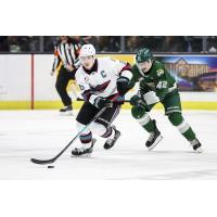 Kelowna Rockets right wing Carson Wetsch vs. the Everett Silvertips