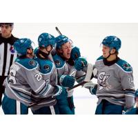 San Jose Barracuda celebrate a goal