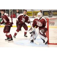 Peterborough Petes goaltender Masen Johnston