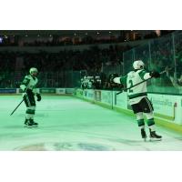 Texas Stars' Connor Punnett and Trey Taylor on game night