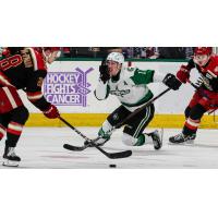 Texas Stars forward Kole Lind vs. the Grand Rapids Griffins