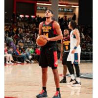 College Park Skyhawks forward Asa Newell at the free throw line