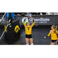 Setter Claire Ammeraal with Iowa