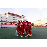 Red Bull New York II huddle