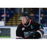 Kelowna Rockets defenceman Mazden Leslie