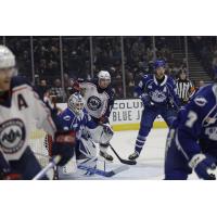 Syracuse Crunch goaltender Ryan Fanti vs. the Cleveland Monsters