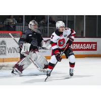 Peterborough Petes goaltender Easton Rye vs. the Ottawa 67's