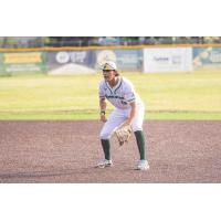 Royal Oak Leprechauns first baseman Ryan Tyranski