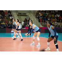 Orlando Valkyries lineup against Dentil Praia Clube