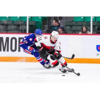 Belleville Senators defenceman Jorian Donovan