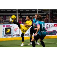 St. Louis Ambush defend against the Milwaukee Wave