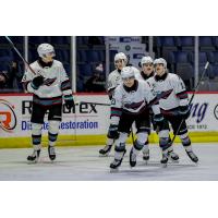 Kelowna Rockets centre Owen Folstrom leads the charge