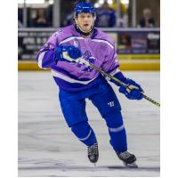 Defenseman Benjamin Lindberg with the Roanoke Rail Yard Dawgs