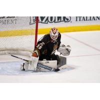 Goaltender Colby Muise with the Fayetteville Marksmen