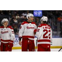 Allen Americans during a break in the action