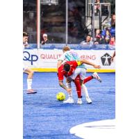 St. Louis Ambush forward Mario Falsone vs. the Kansas City Comets