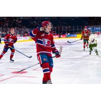 Forward Mathis Preston with the Spokane Chiefs