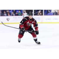 Forward Ty Halaburda with the Vancouver Giants