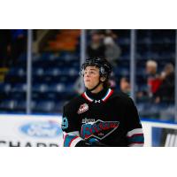 Defenceman Will Sharpe with the Kelowna Rockets