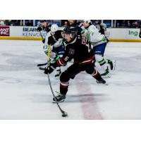 Red Deer Rebels defenceman Noah Chadi