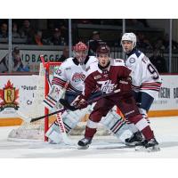 Peterborough Petes right wing Francis Parish vs. the Oshawa Generals