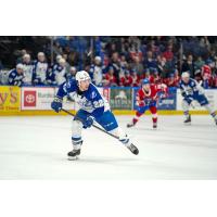 Syracuse Crunch forward Jakob Pelletier vs. the Laval Rocket