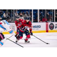 Defenseman Ryan Helliwell with the Kalamazoo Wings