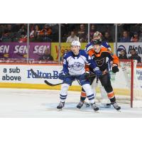 Syracuse Crunch defenseman Ethan Samson vs. the Lehigh Valley Phantoms
