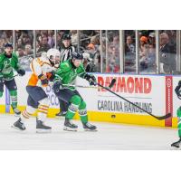 Florida Everblades forward Reid Duke (right)