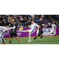 Nick Perera of the San Diego Sockers vs. the Empire Strykers