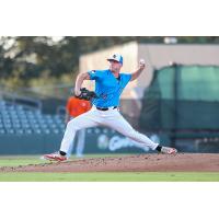 Pitcher Kevin Vaupel with the Jupiter Hammerheads