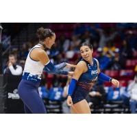 Grand Rapids Rise celebrate vs. the San Diego Mojo