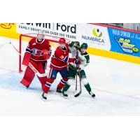 Spokane Chiefs' Carter Esler and William McIsaac on game night