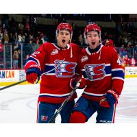 Spokane Chiefs react after a big win