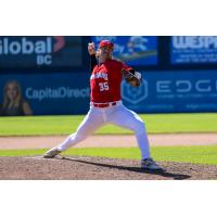 Pitcher Brett Garcia with the Vancouver Canadians