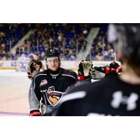 Vancouver Giants' Misha Volotovskii on game night